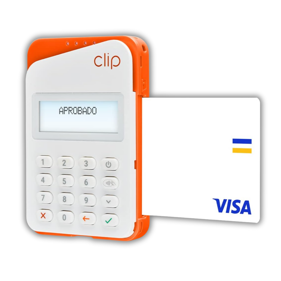 Clip Plus 2 – Terminal para Cobrar + Tarjeta Incluida | Acepta Visa y Mastercard
