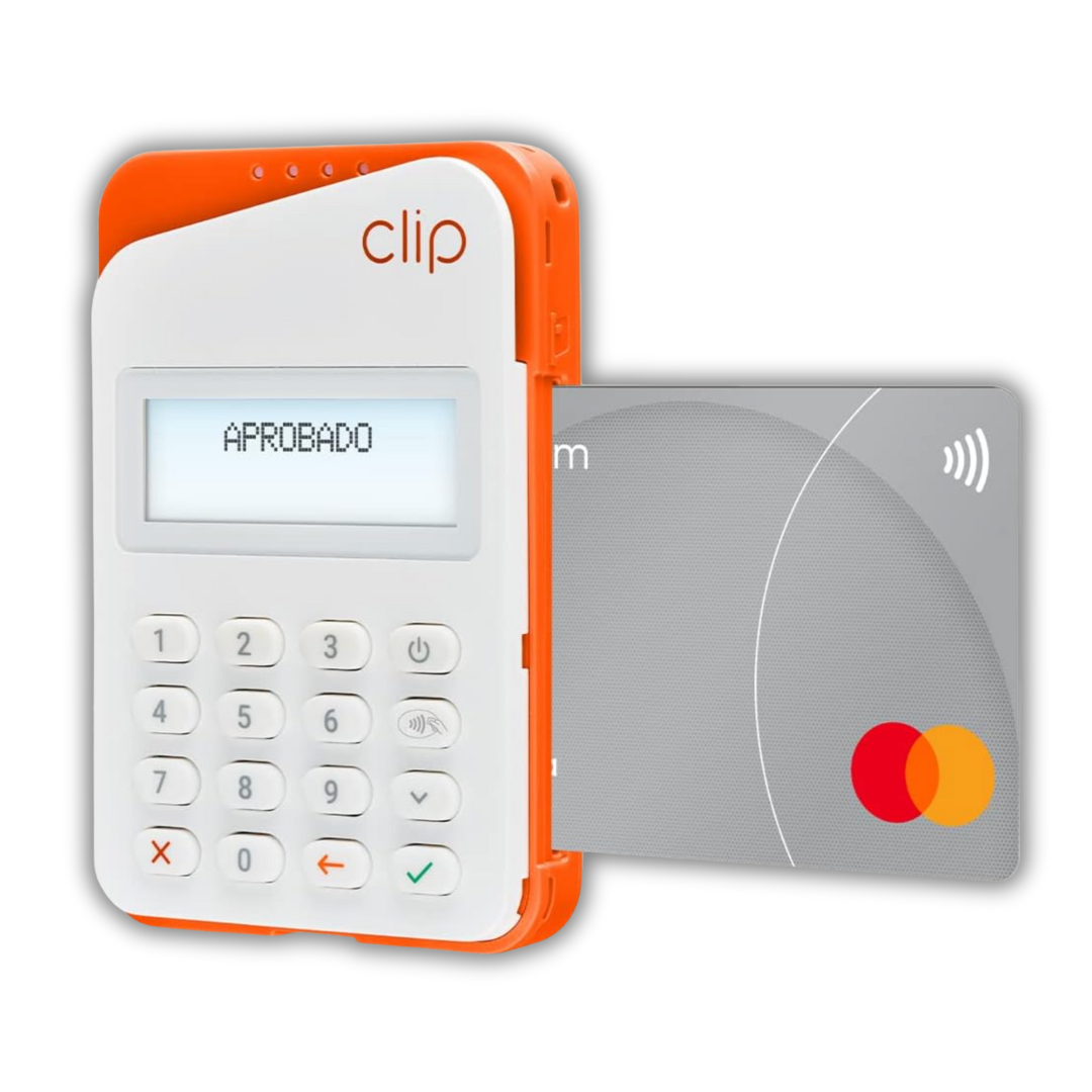 Clip Plus 2 – Terminal para Cobrar + Tarjeta Incluida | Acepta Visa y Mastercard