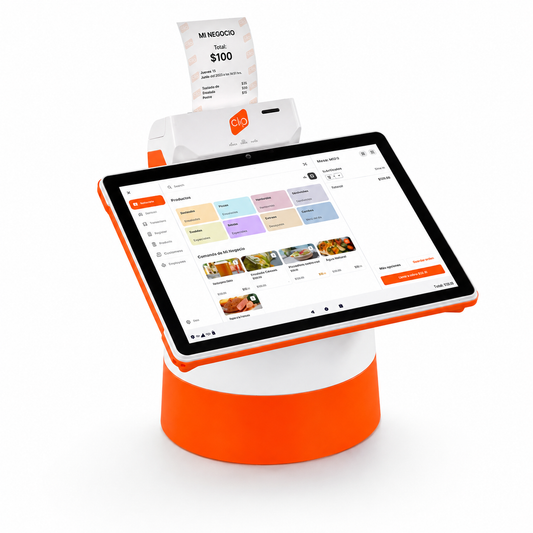 Clip Stand 2 – Terminal de Mostrador con Pantalla 10.1", Inventario e Internet Gratis